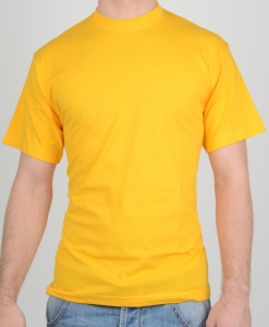 Футболка мужская желтая ― Интернет магазин "Прикольные футболки"