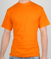 Футболка мужская оранжевая