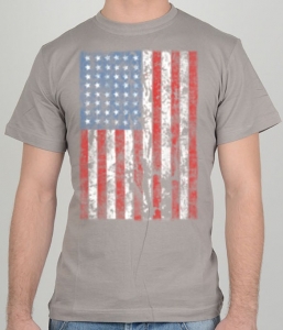 Футболка "Американский флаг" ― Интернет магазин "Прикольные футболки"