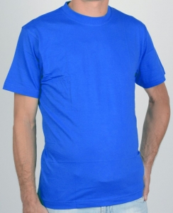 Футболка мужская ярко-синяя ― Интернет магазин "Прикольные футболки"