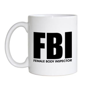 Кружка "FBI" ― Интернет магазин "Прикольные футболки"