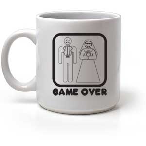 Кружка "Game over" ― Интернет магазин "Прикольные футболки"