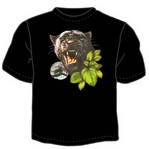 Пантера голова ― Интернет магазин "Прикольные футболки"