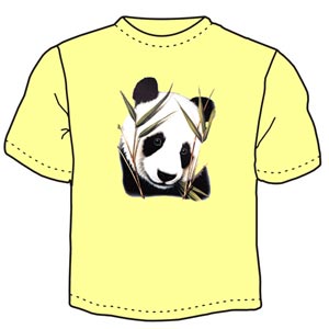 Панда в листьях ― Интернет магазин "Прикольные футболки"