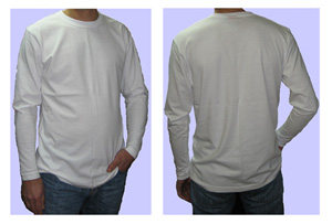 Футболка (длин. рукав ) белая ― Интернет магазин "Прикольные футболки"
