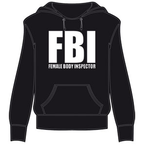 Толстовка "Кенгуру" FBI ― Интернет магазин "Прикольные футболки"