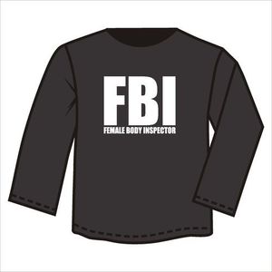 Футболка с длинным рукавом FBI ― Интернет магазин "Прикольные футболки"