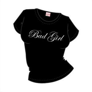 Футболка "Bad Girl" ― Интернет магазин "Прикольные футболки"