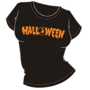 Halloween надпись ― Интернет магазин "Прикольные футболки"