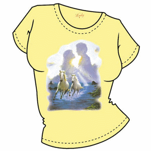 Влюбленные лошади ― Интернет магазин "Прикольные футболки"