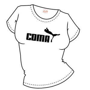 Футболка "COMA" ― Интернет магазин "Прикольные футболки"
