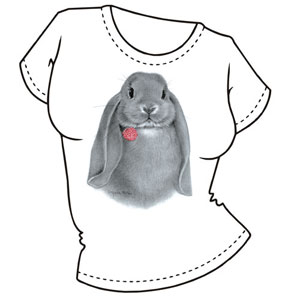 Футболка "Лопоухий кролик" ― Интернет магазин "Прикольные футболки"