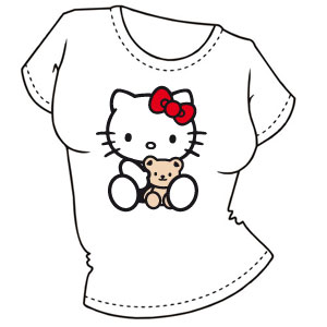 Футболка " Hello Kitty" ― Интернет магазин "Прикольные футболки"