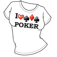 Футболка "I love Poker"