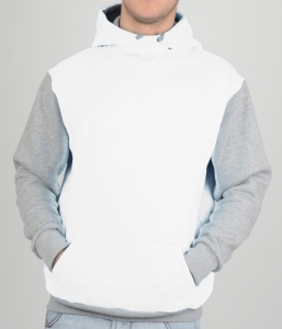 Кенгуру комбинированная белая меланж ― Интернет магазин "Прикольные футболки"