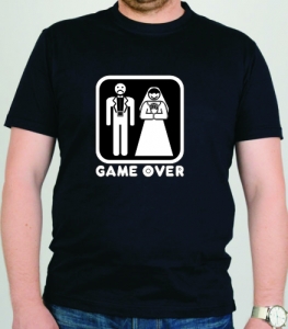 Футболка "Game Over" ― Интернет магазин "Прикольные футболки"