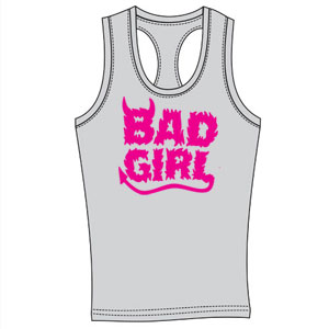 Майка-борцовка "Bad Girl" ― Интернет магазин "Прикольные футболки"