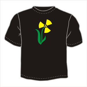 Радиационный цветок ― Интернет магазин "Прикольные футболки"