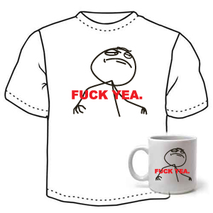 Комплект "Fuck yea" ― Интернет магазин "Прикольные футболки"