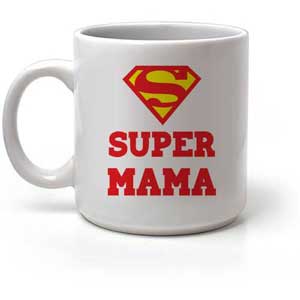 Кружка "Супер мама" ― Интернет магазин "Прикольные футболки"