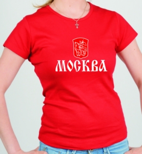 Футболка "Москва герб" ― Интернет магазин "Прикольные футболки"