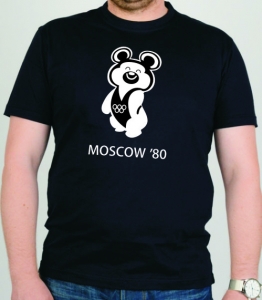 Футболка "Олимпийский мишка - 80" ― Интернет магазин "Прикольные футболки"