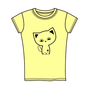 Детская (для девочек) Котёна ― Интернет магазин "Прикольные футболки"