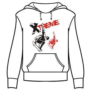 Толстовка Xtreme skate ― Интернет магазин "Прикольные футболки"